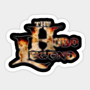 Hobo Legend Text Sticker